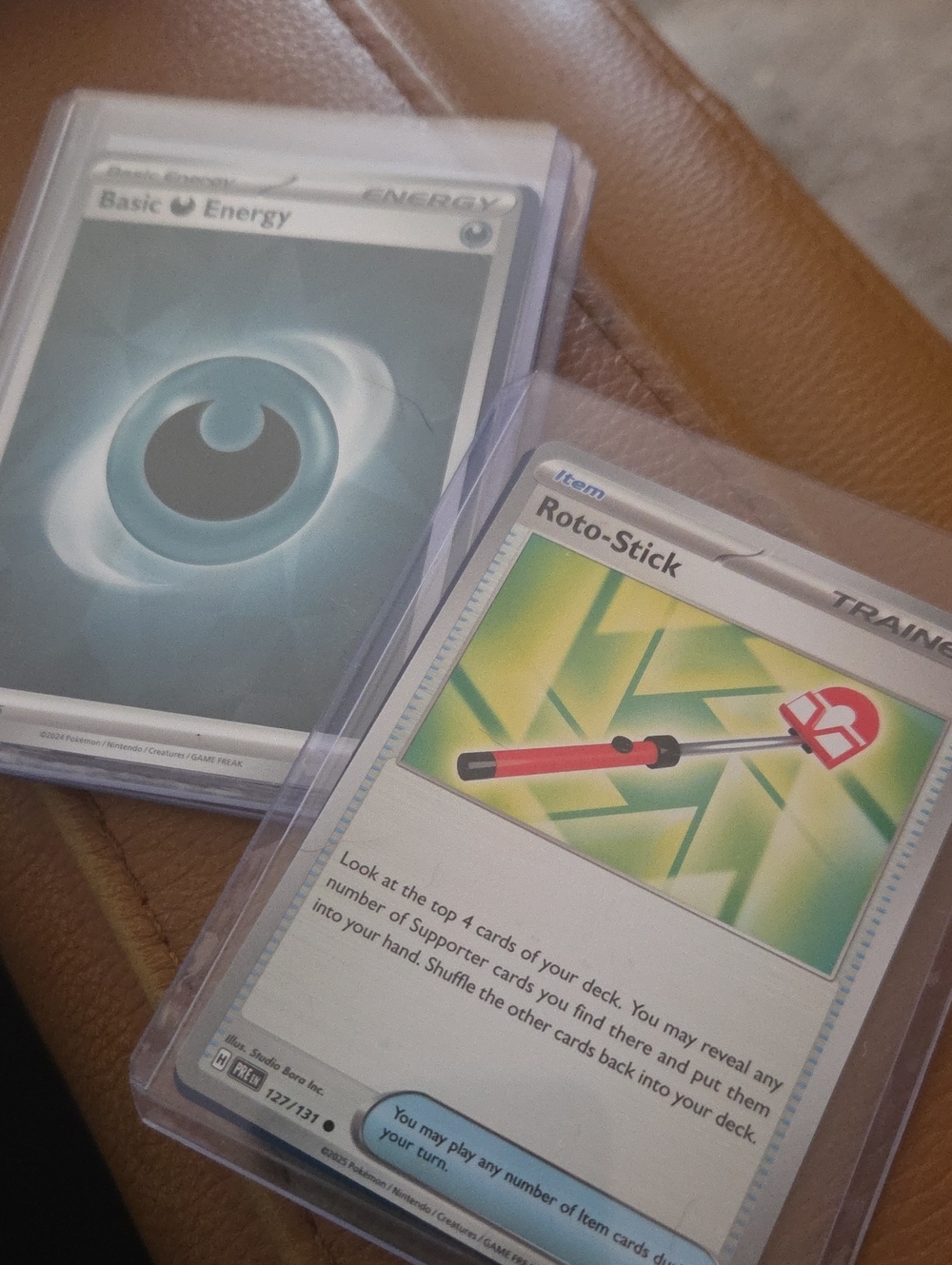 2 Each Roto-Stick Trainer Card – Blue Energy Included